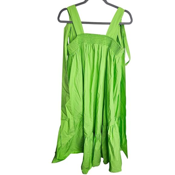 Christopher John Rogers X Target Dress Bright Green High Low Tie Bow Detail - Picture 9 of 9